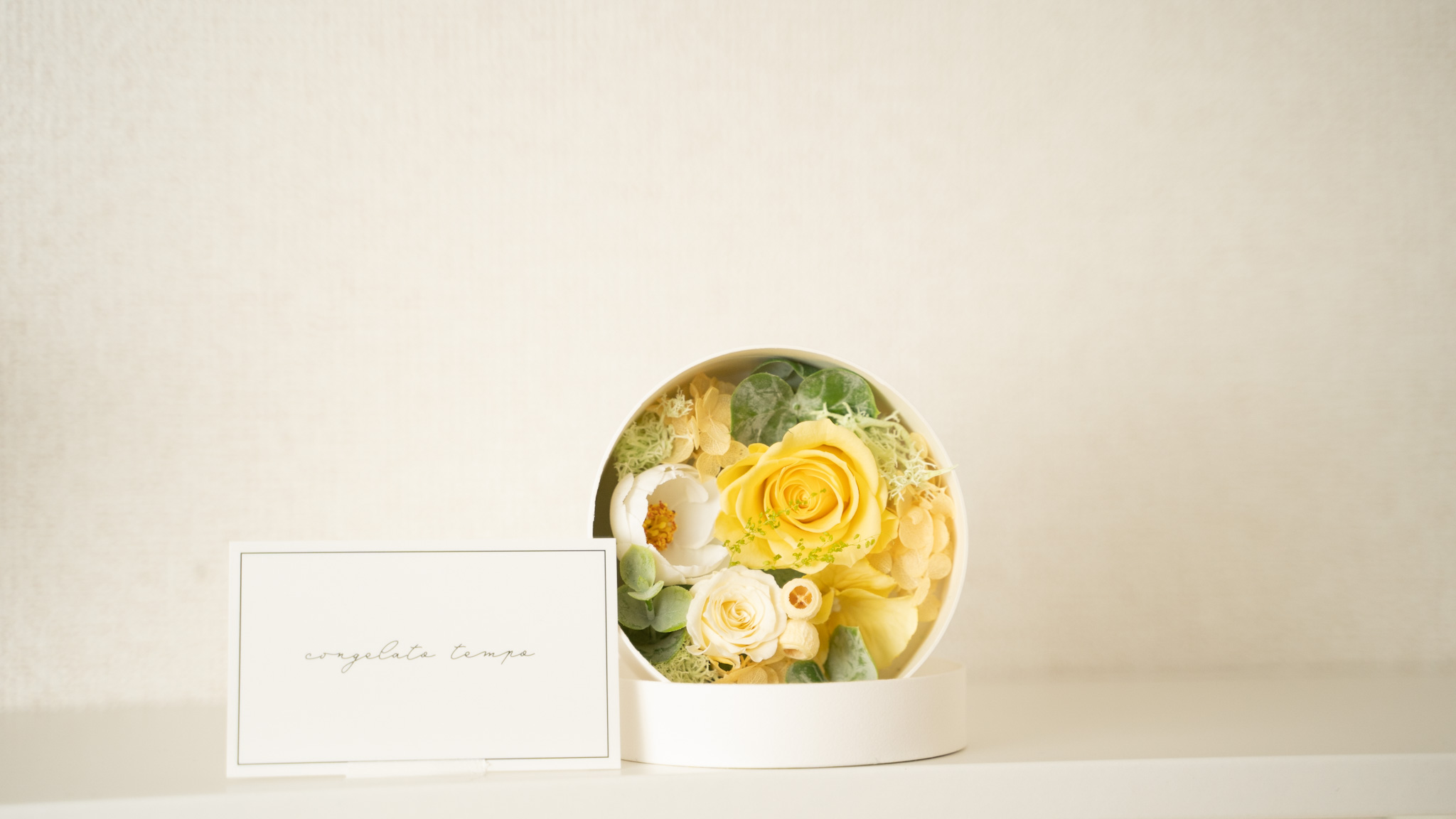 BOX FLOWER サークル(白BOX)