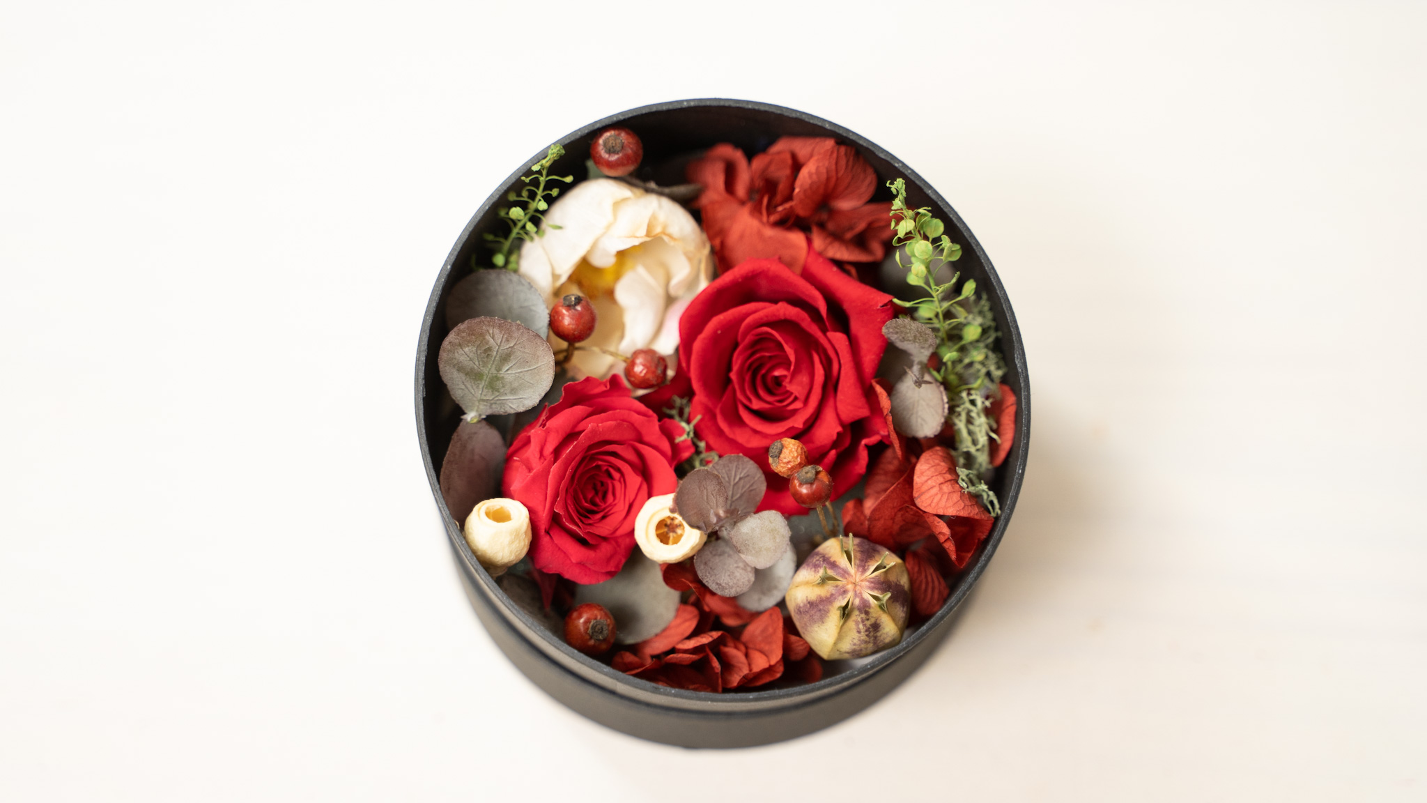 BOX FLOWER サークル(黒BOX)