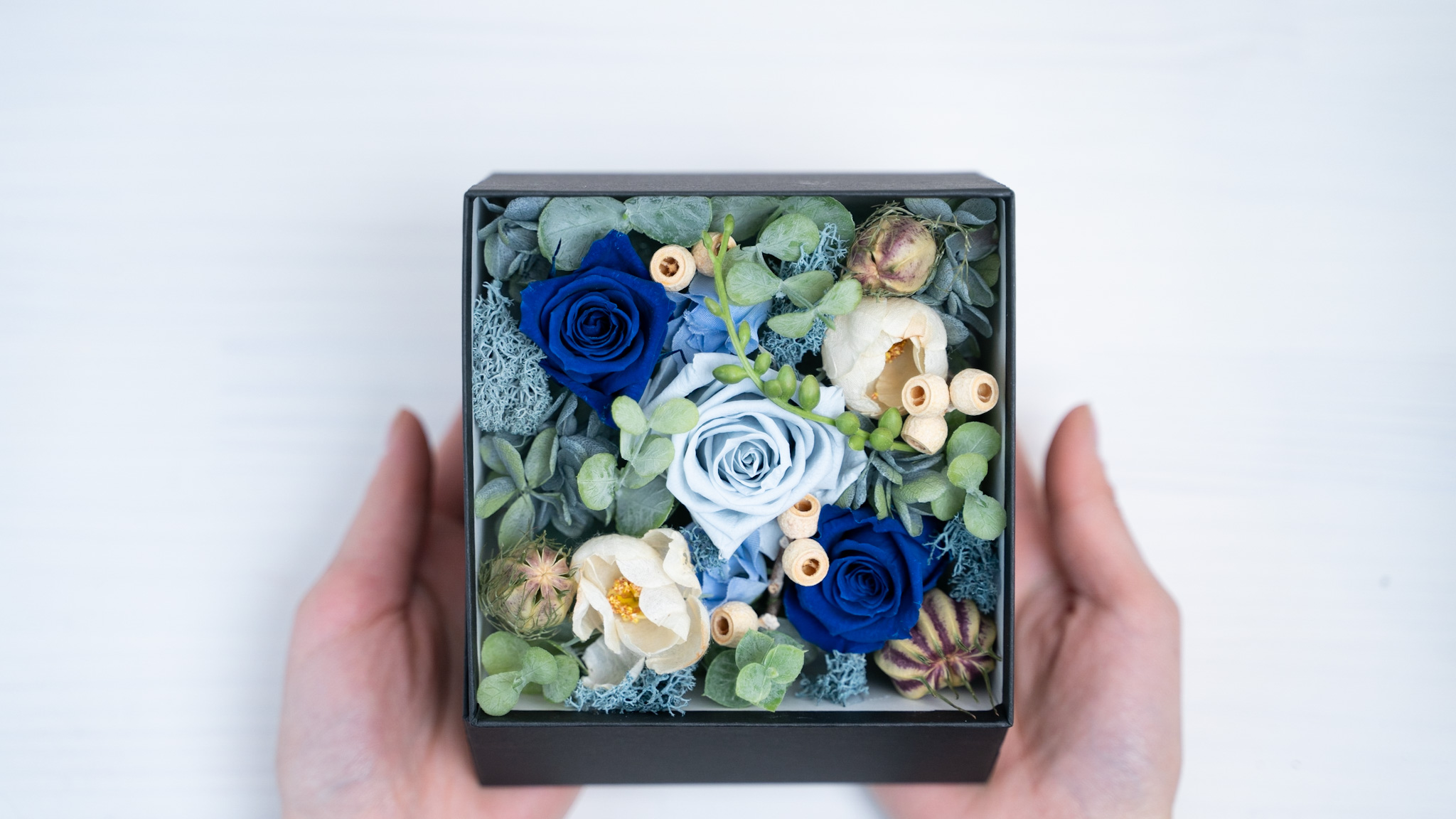 BOX FLOWER スクエア(黒BOX)