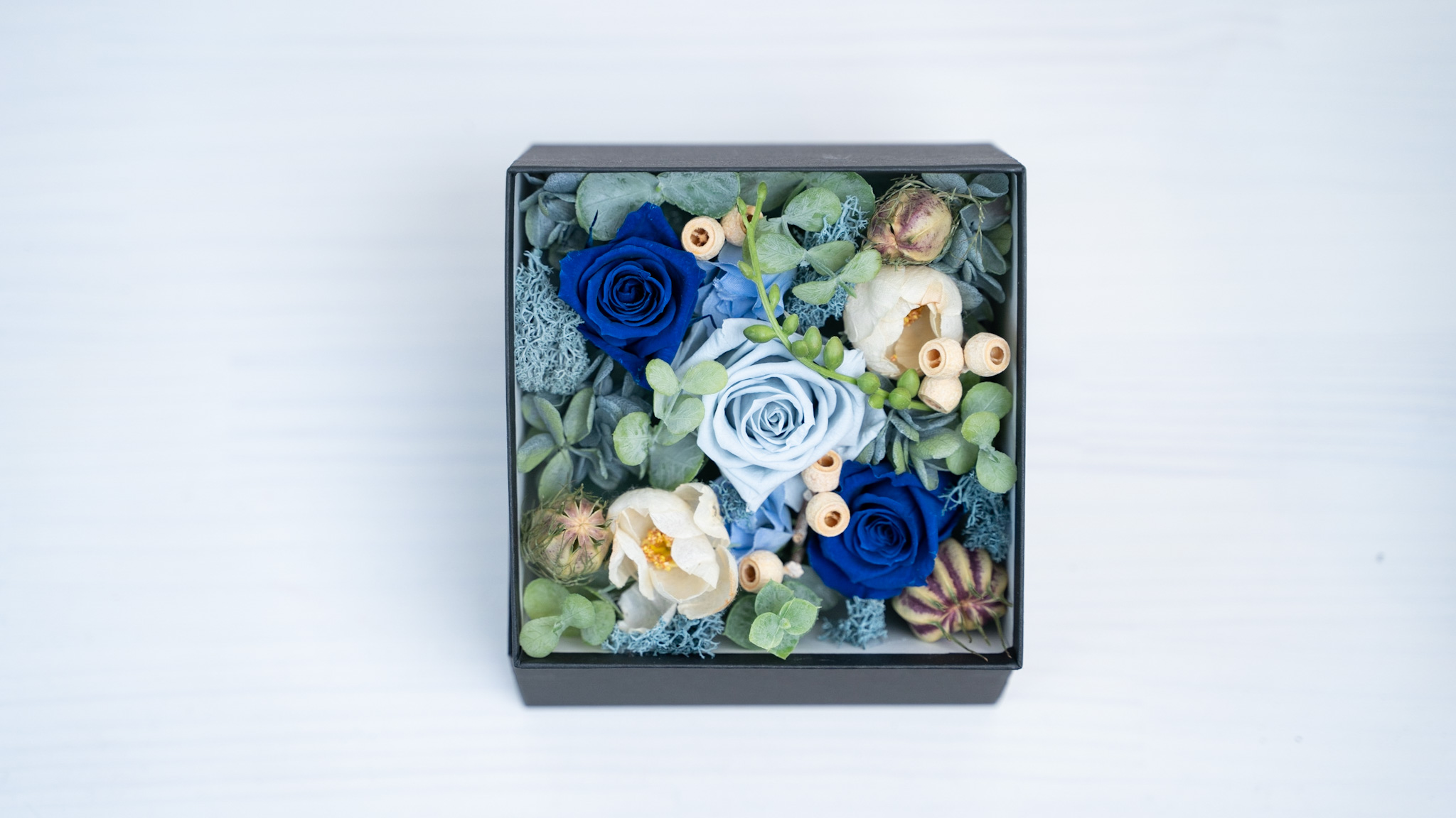 BOX FLOWER スクエア(黒BOX)
