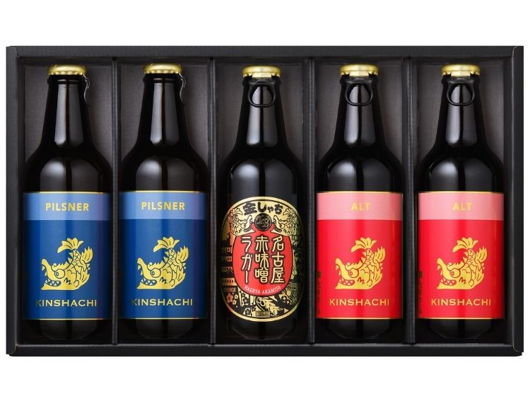 KMB-5PAM 金しゃちビール人気3種　詰め合わせ5本ギフトボックス
