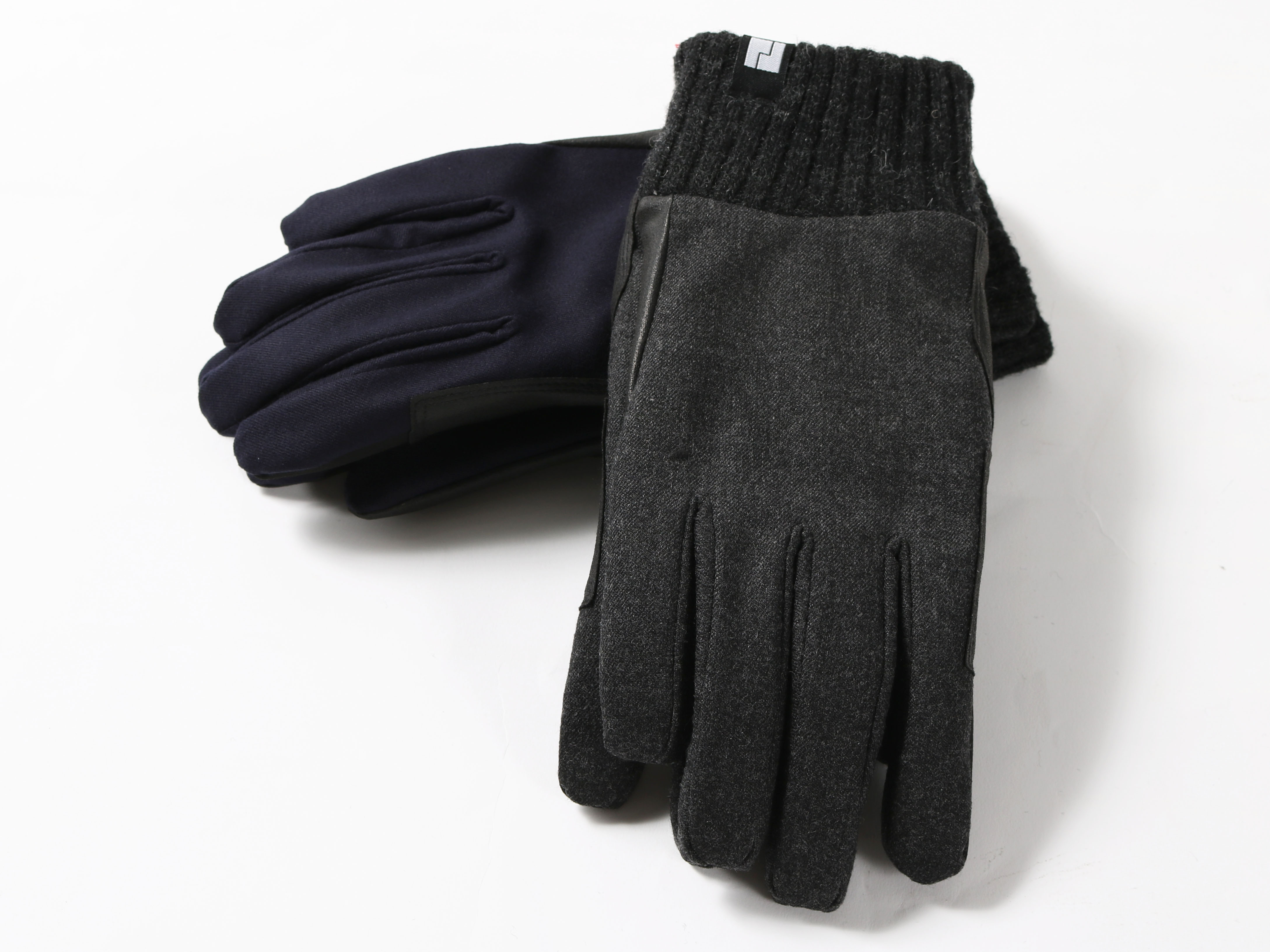 メリノウール使用　メンズグローブ(タッチパネル対応)