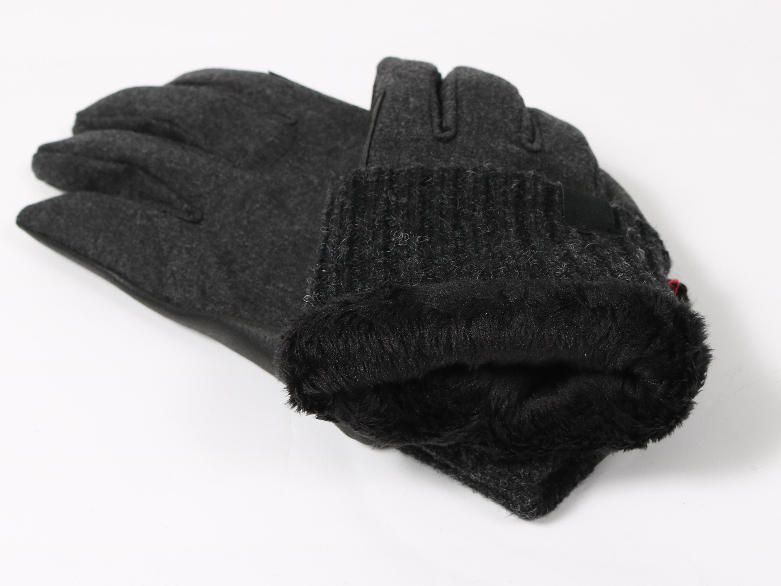 メリノウール使用　メンズグローブ(タッチパネル対応)