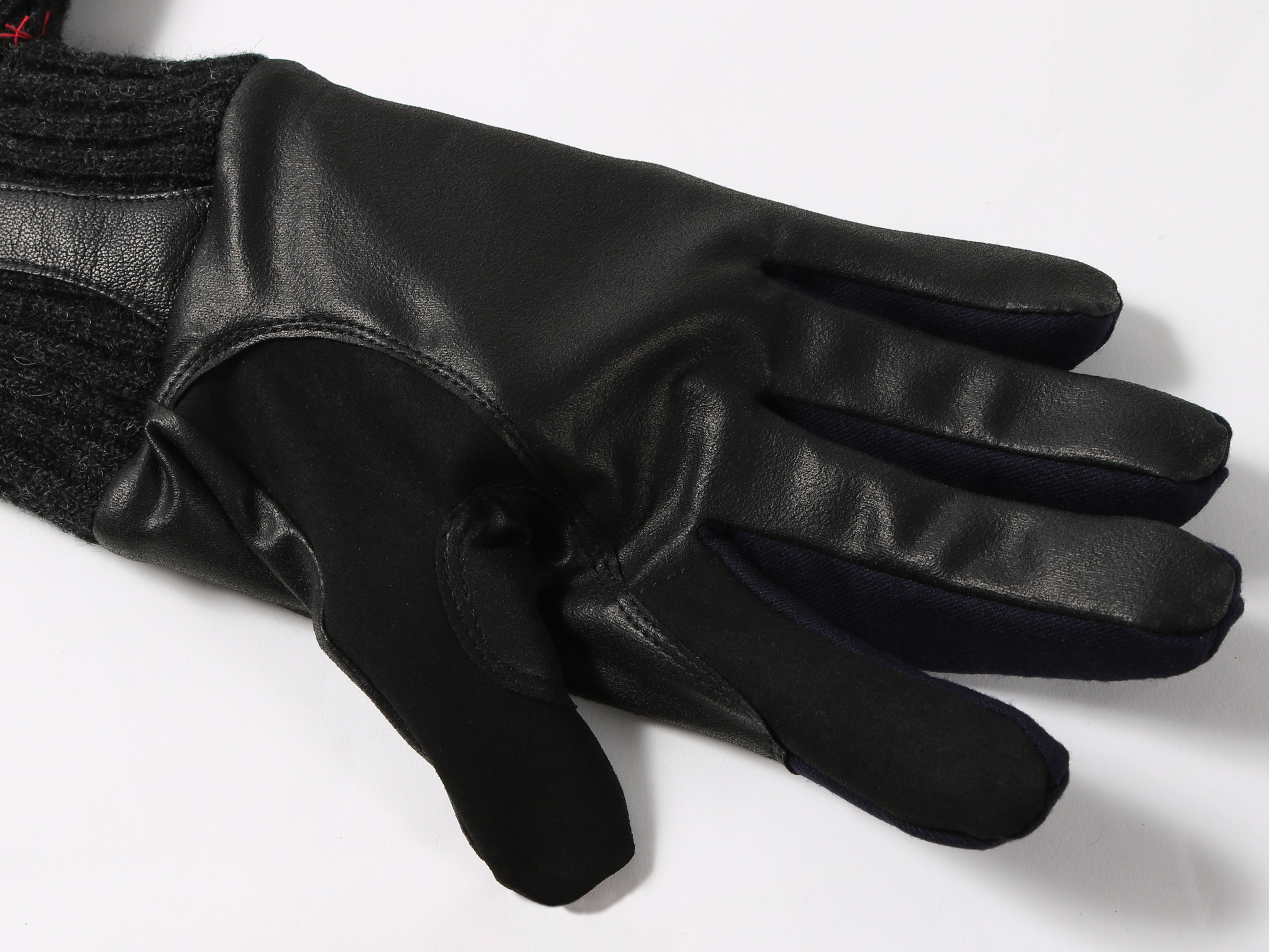 メリノウール使用　メンズグローブ(タッチパネル対応)