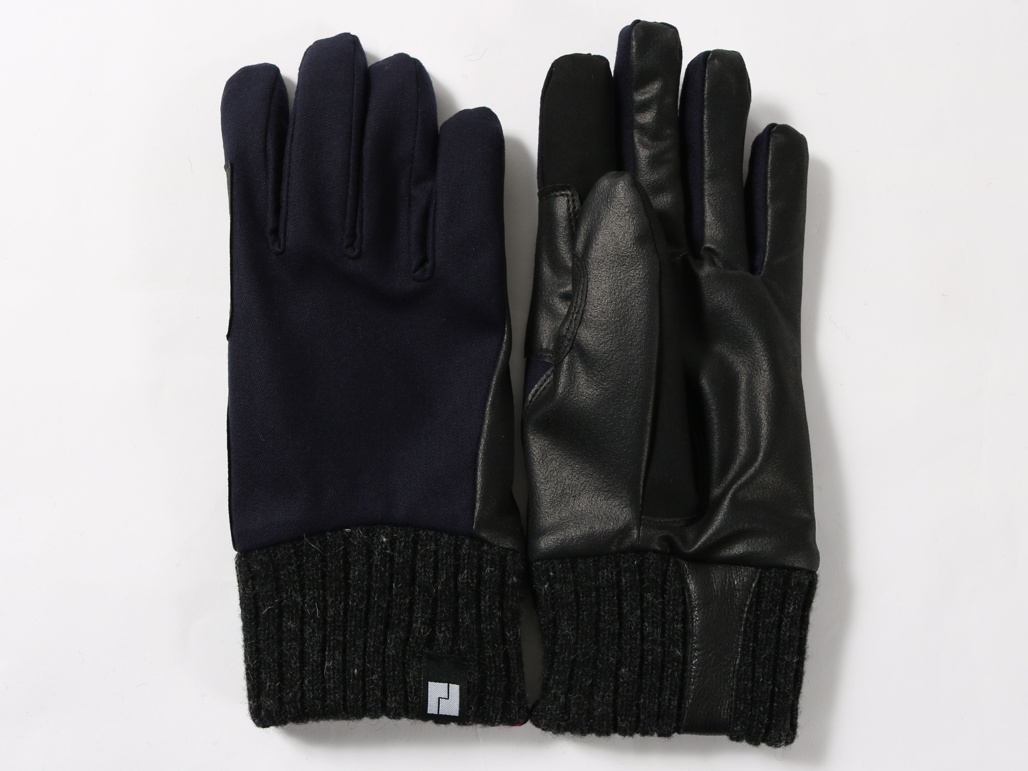 メリノウール使用　メンズグローブ(タッチパネル対応)