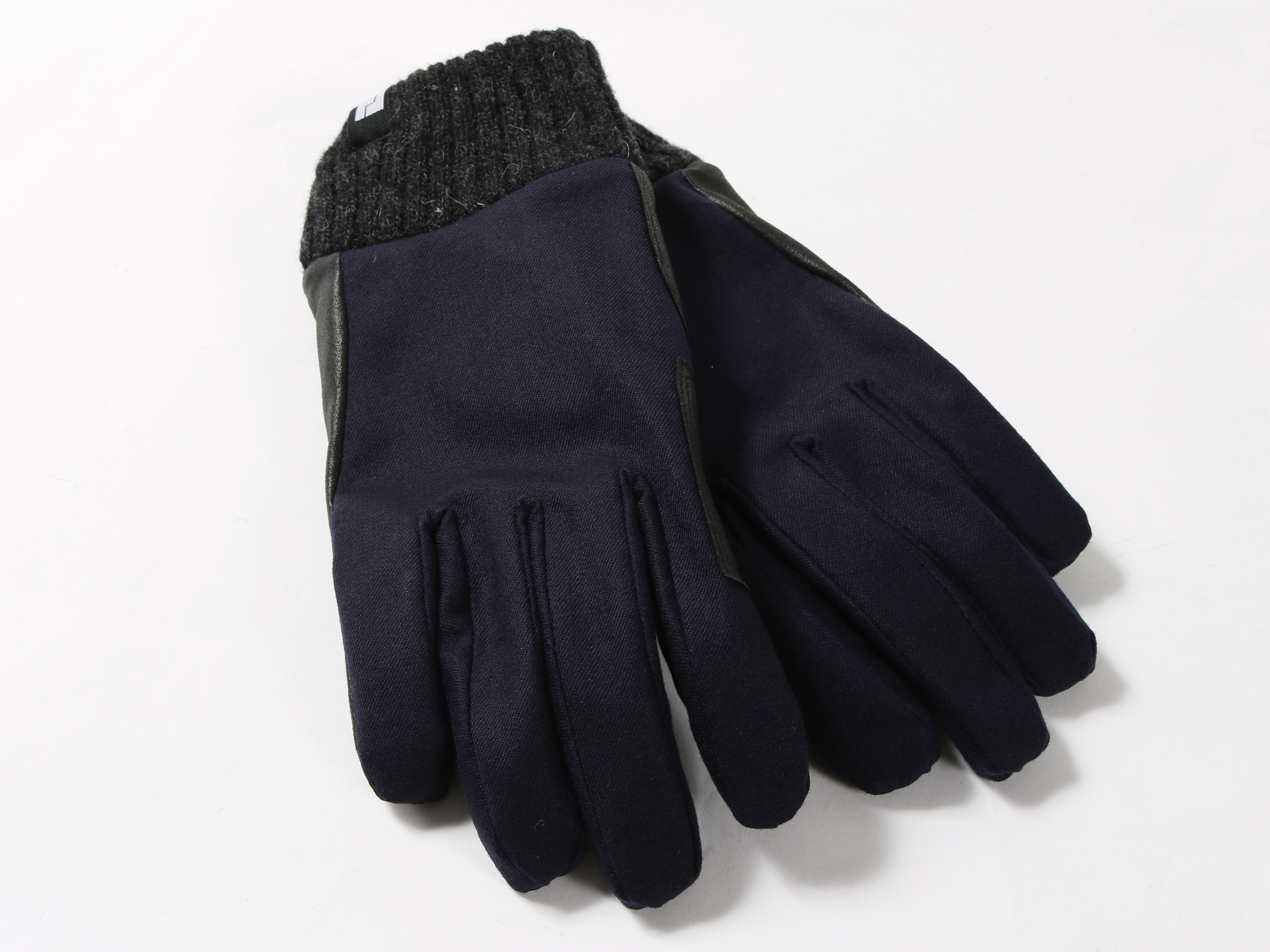 メリノウール使用　メンズグローブ(タッチパネル対応)