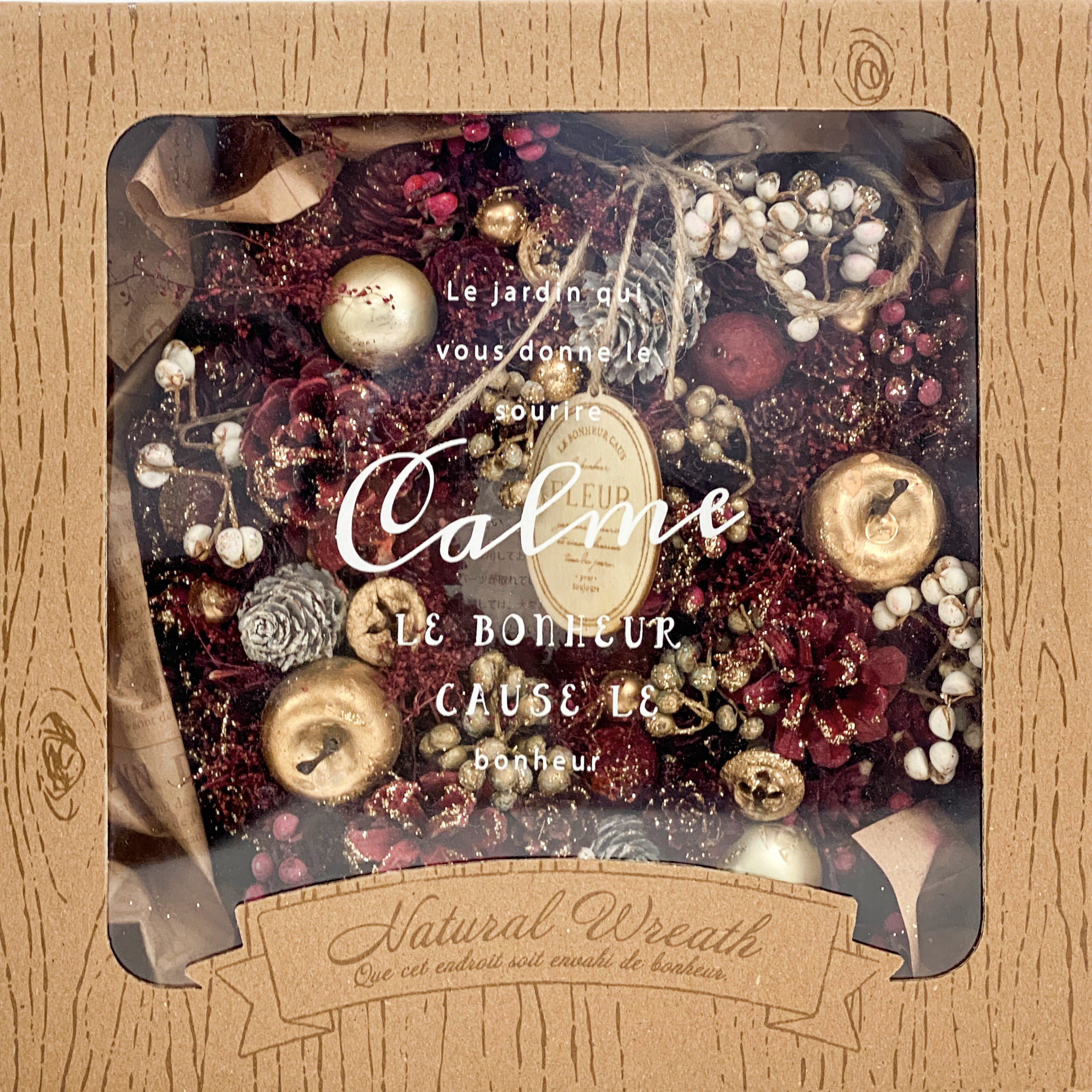 クリスマスリースM（スモーキーゴールド） | Q-FLA（キューフラ）の