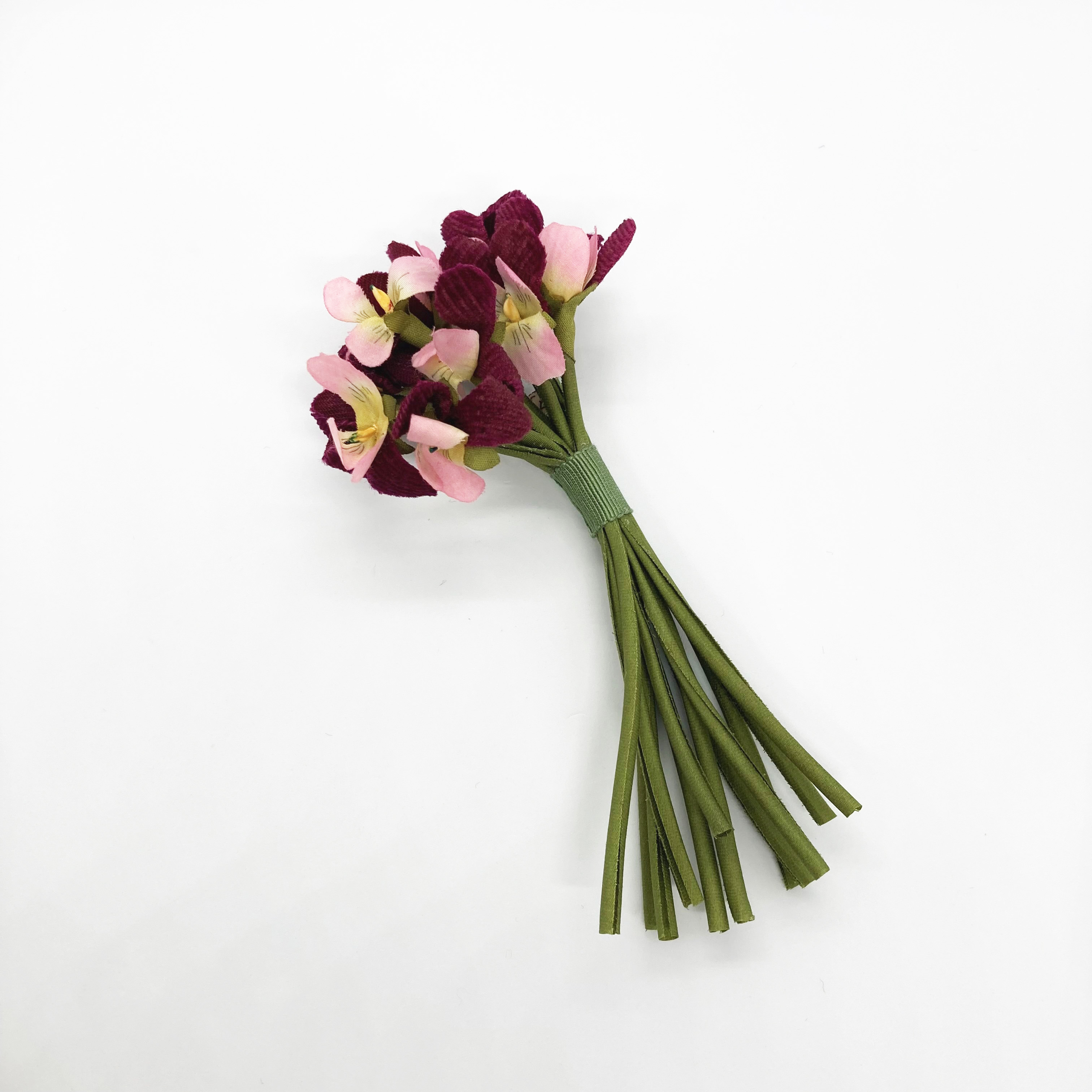 すみれブーケ コサージュ