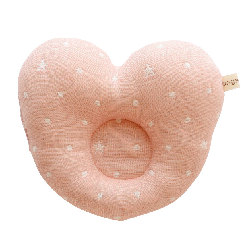 6重ガーゼ ベビー枕 ハート