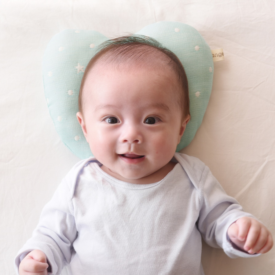 6重ガーゼ ベビー枕 ハート