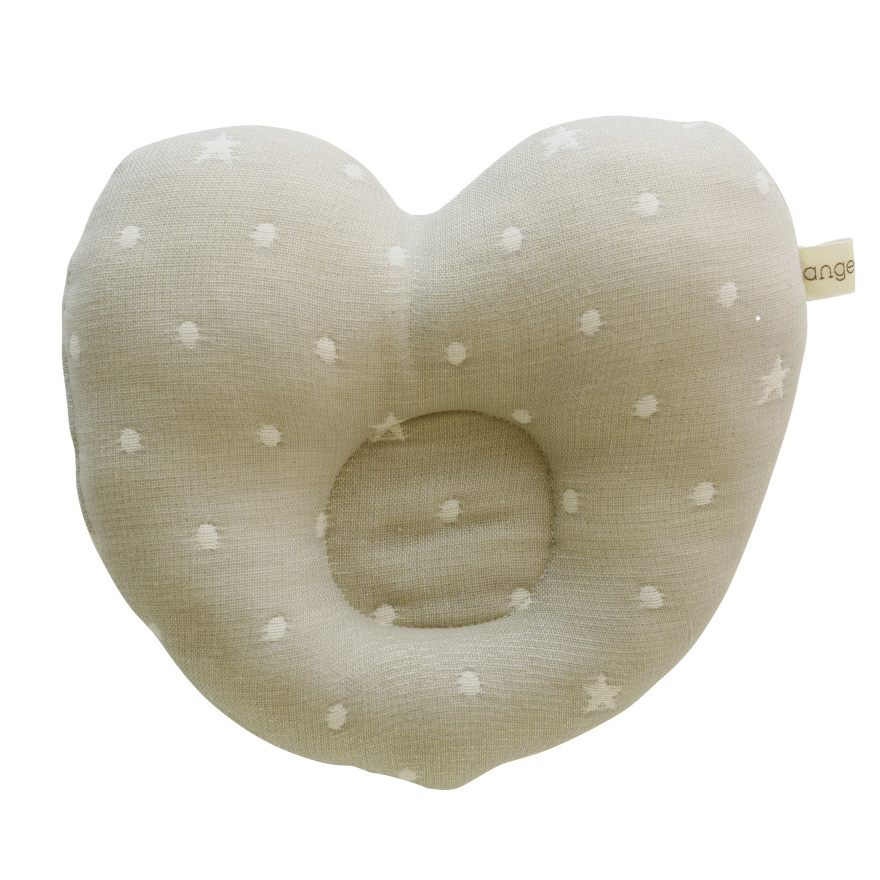 6重ガーゼ ベビー枕 ハート