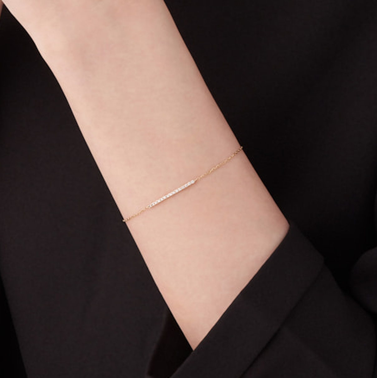 K10イエローゴールド ダイヤモンド ブレスレット 70048-323100080  