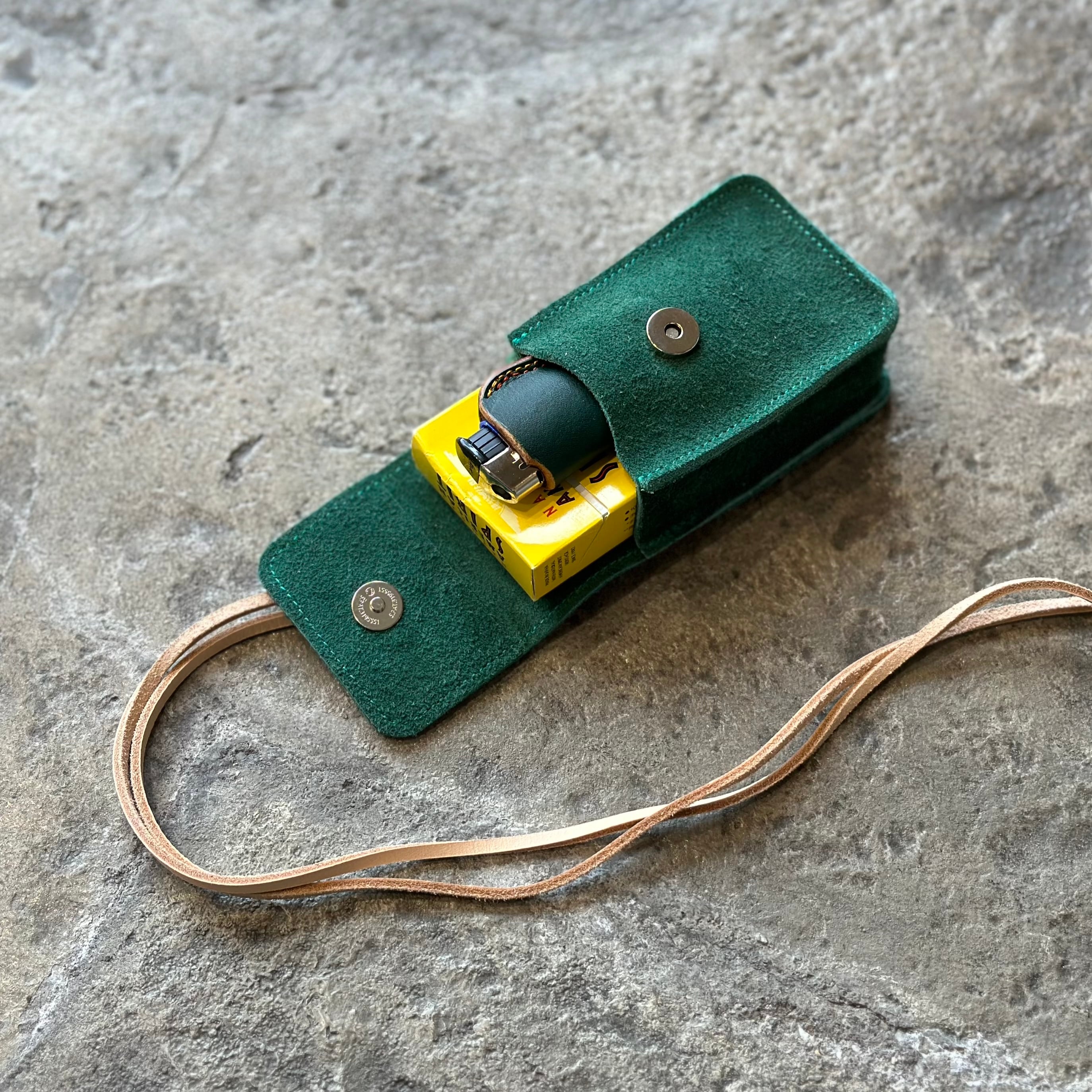 タバコケース プレーン スウェード