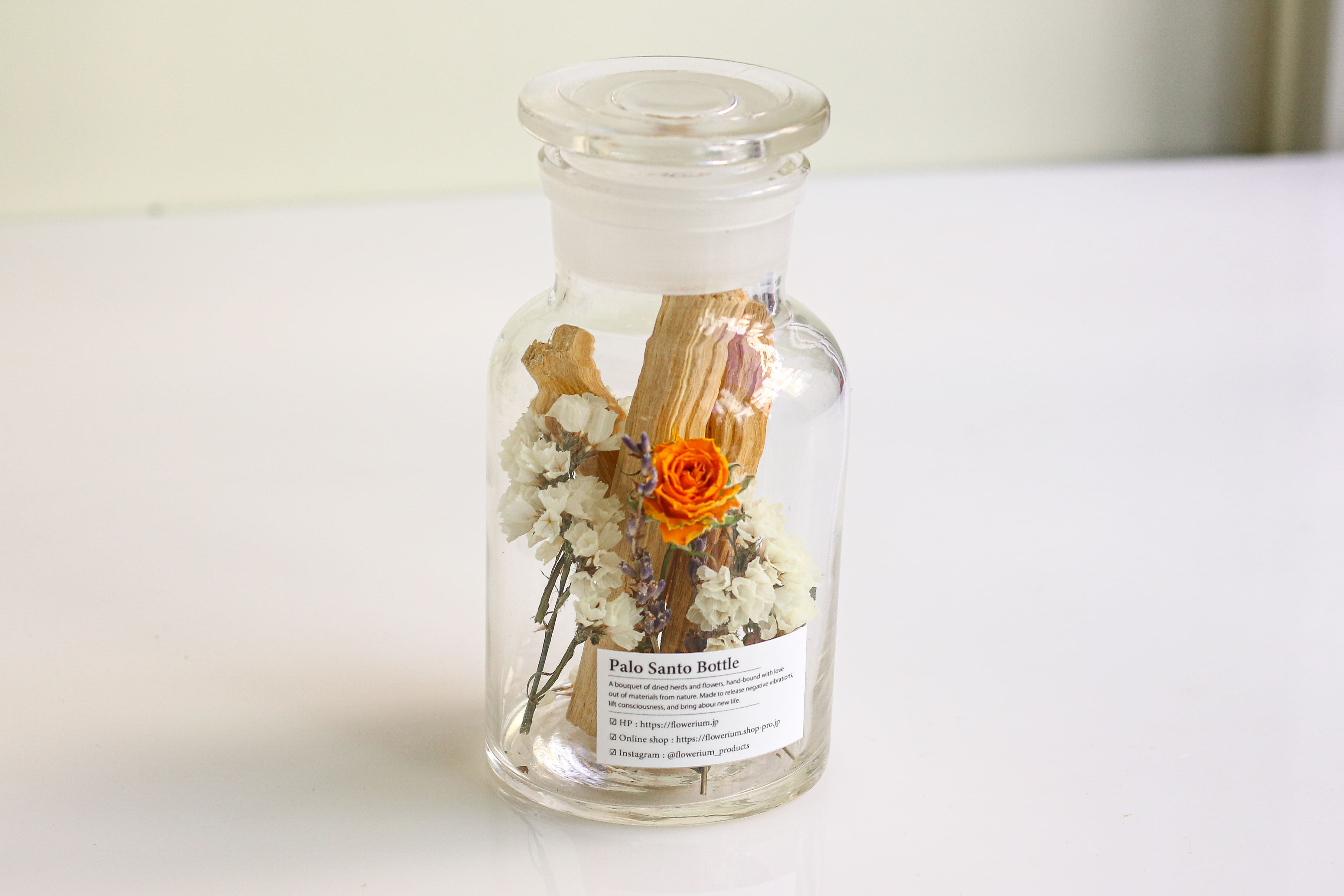 Positive Energy Palo Santo Flower Bottle