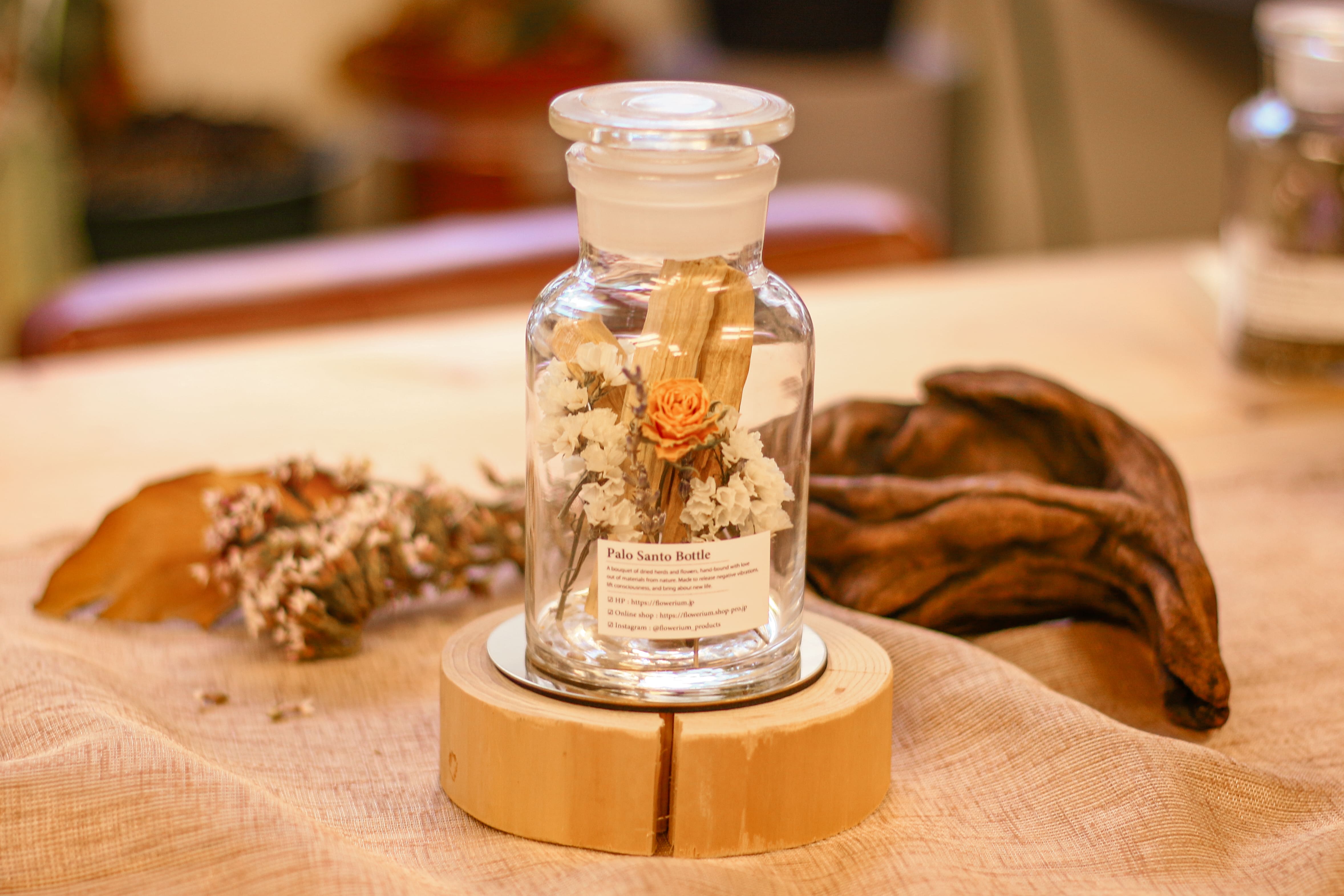 Positive Energy Palo Santo Flower Bottle