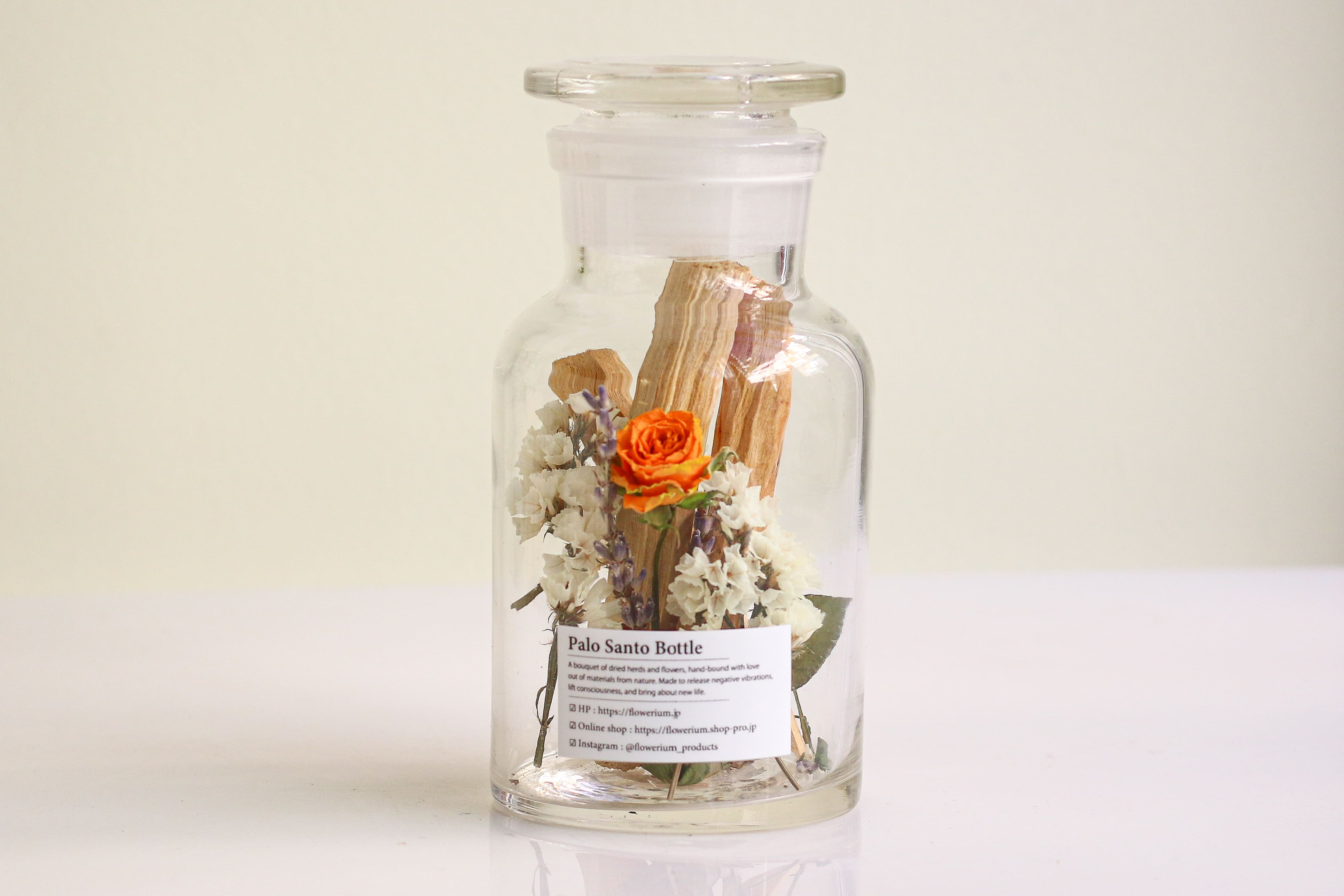 Positive Energy Palo Santo Flower Bottle