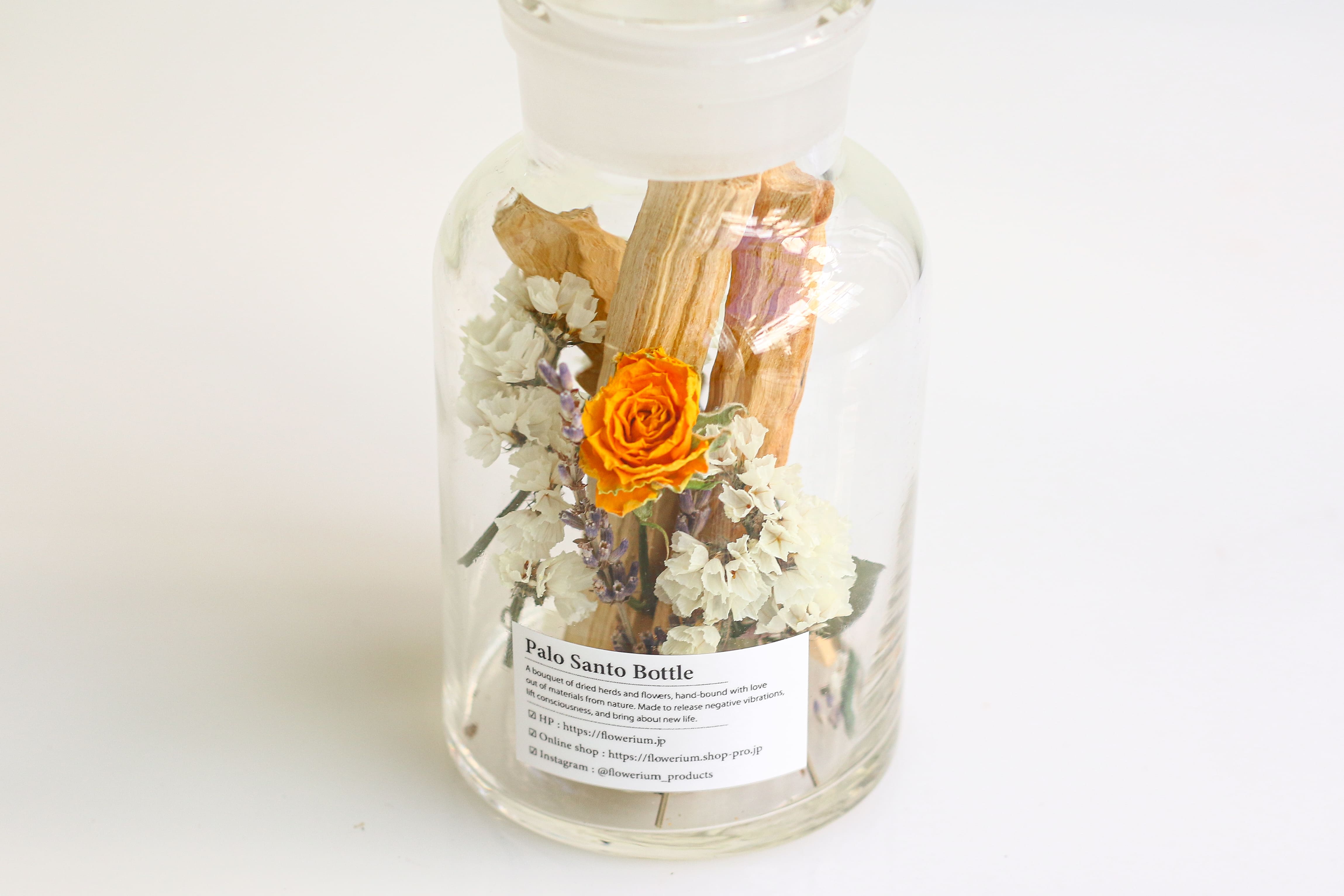 Positive Energy Palo Santo Flower Bottle