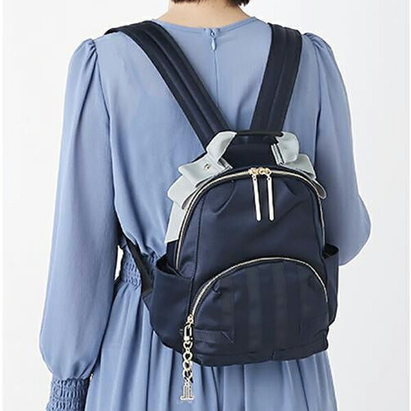 ランバン オン ブルー LANVIN en Bleu エコール リュックサックM リボン lanbag17