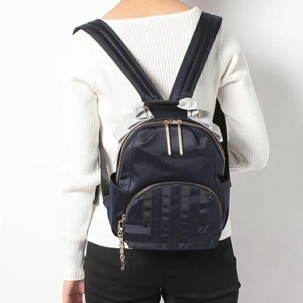 ランバン オン ブルー LANVIN en Bleu エコール リュックサックM リボン lanbag17