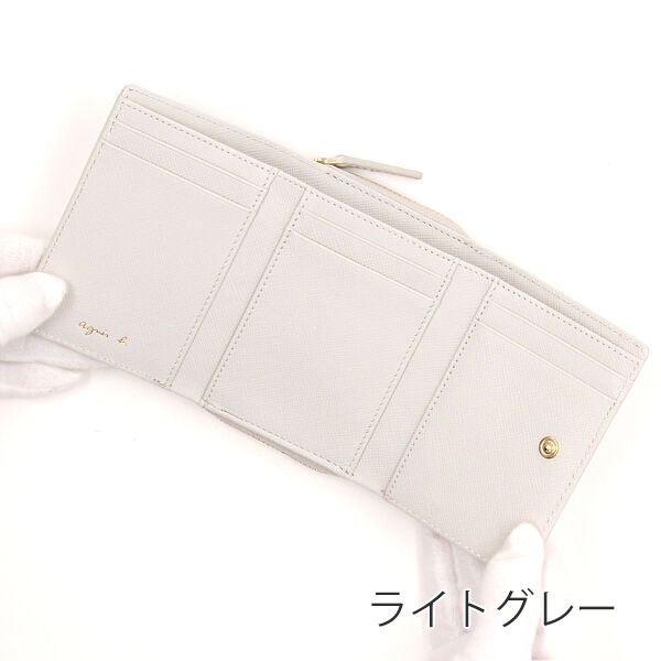 アニエスベー ボヤージュ agnesb.VOYAGE メンズ 牛革三つ折り財布 agnevoyage85