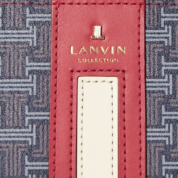 ランバン コレクション LANVIN COLLECTION フェリアパース 二つ折りコンパクト財布 lancollectionw03