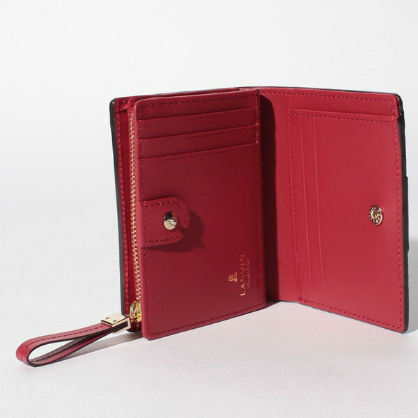 ランバン コレクション LANVIN COLLECTION フェリアパース 二つ折りコンパクト財布 lancollectionw03