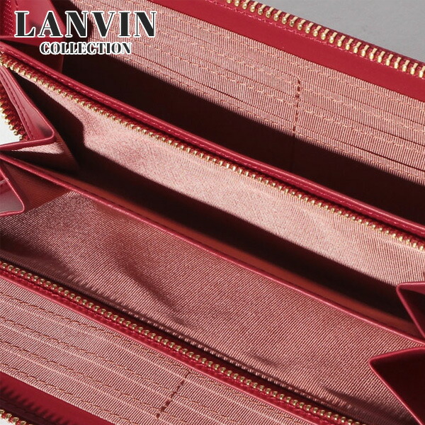 ランバン コレクション LANVIN COLLECTION フェリアパース ラウンドファスナー長財布 lancollectionw02