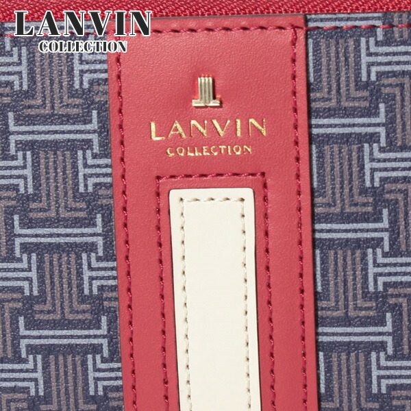 ランバン コレクション LANVIN COLLECTION フェリアパース ラウンドファスナー長財布 lancollectionw02