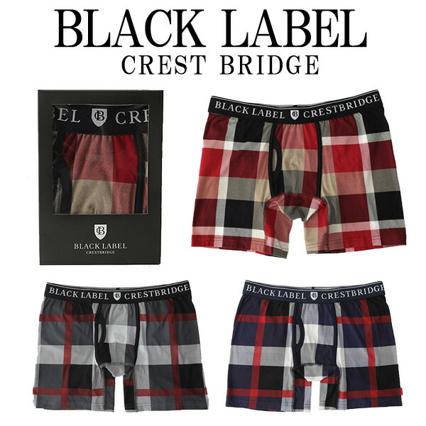 クレストブリッジ CRESTBRIDGE チェックプリントボクサーパンツ