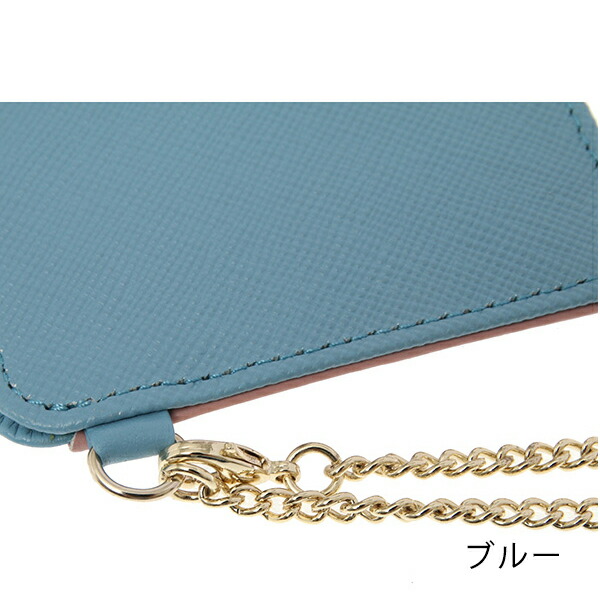 ランバンオンブルー LANVIN en Bleu リュクサンブールカラー 牛革パスケース lan255