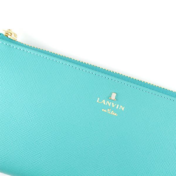 ランバン オンブルー LANVIN en Bleu リュクサンブール Lファスナー本革長財布 lan124