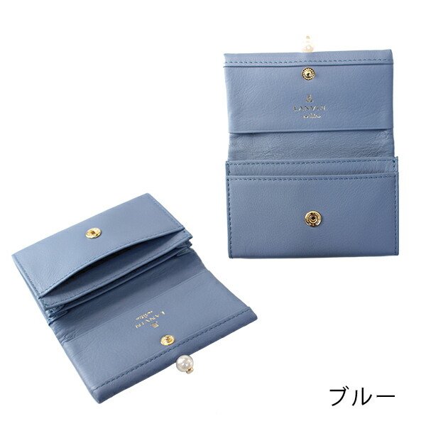 ランバン オンブルー LANVIN en Bleu シャペル 本革カードケース lan029