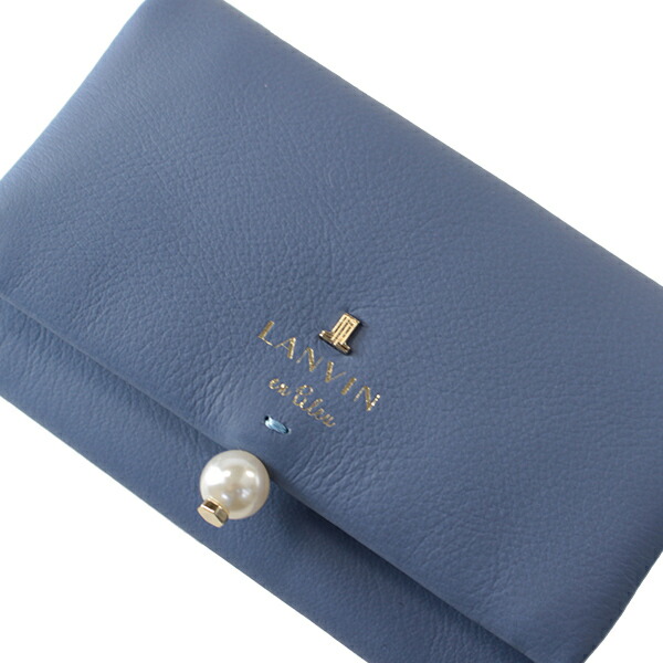 ランバン オンブルー LANVIN en Bleu シャペル 本革カードケース lan029