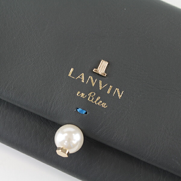 ランバン オンブルー LANVIN en Bleu シャペル 本革カードケース lan029
