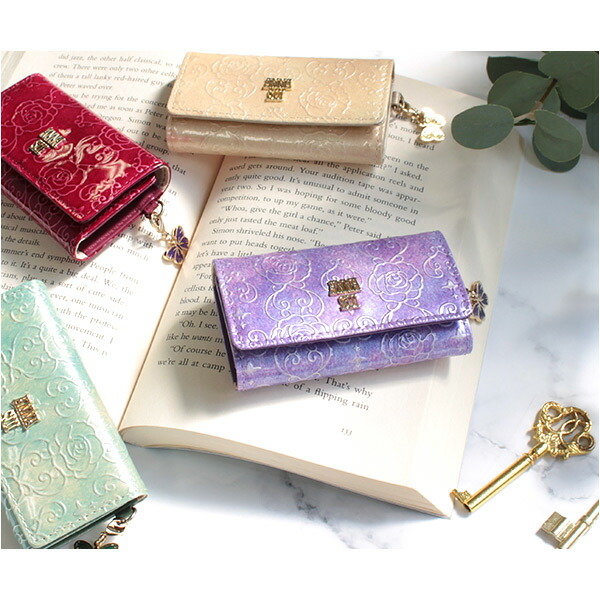 アナスイ ANNA SUI ローズハート キーケース anna691