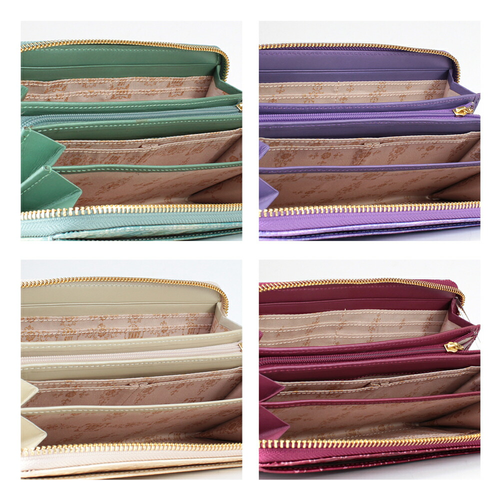 アナスイ ANNA SUI ローズハート ラウンドファスナー長財布 anna683