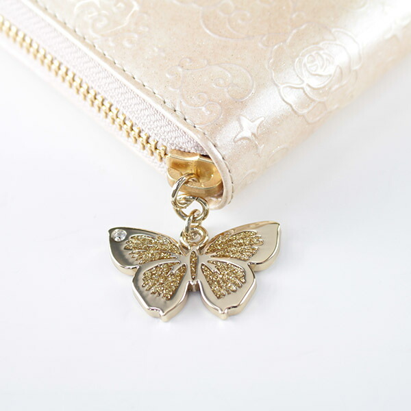 アナスイ ANNA SUI ローズハート ラウンドファスナー長財布 anna683