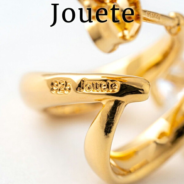 ジュエッテ Jouete ダブルピアス ジルコニア×パール jouete23