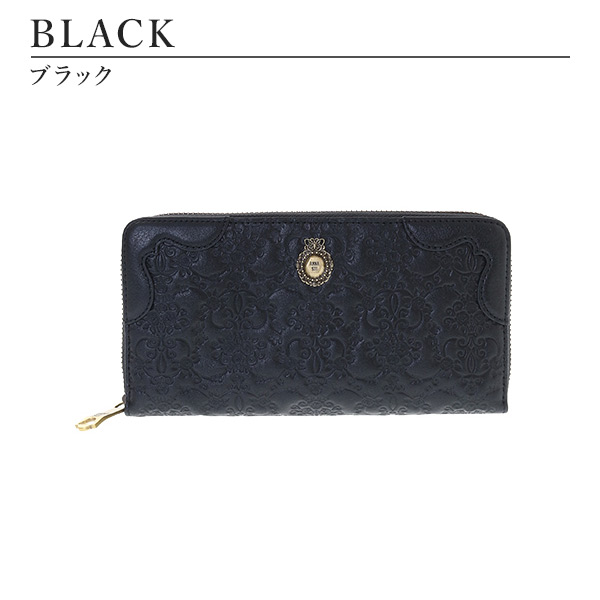 アナスイ ANNA SUI ヴィンテージローズ ラウンドファスナー長財布 anna1111