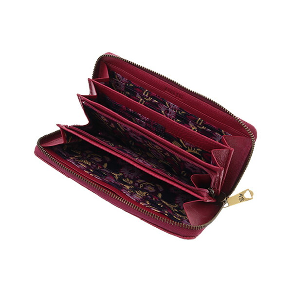 アナスイ ANNA SUI ヴィンテージローズ ラウンドファスナー長財布 anna1111