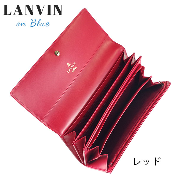 ランバンオンブルー LANVIN en Bleu クリヨン 本革フラップ長財布 lan216