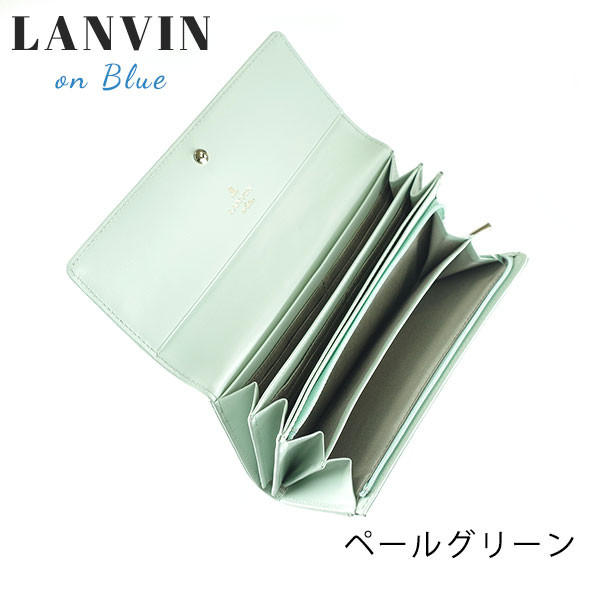ランバンオンブルー LANVIN en Bleu クリヨン 本革フラップ長財布 lan216