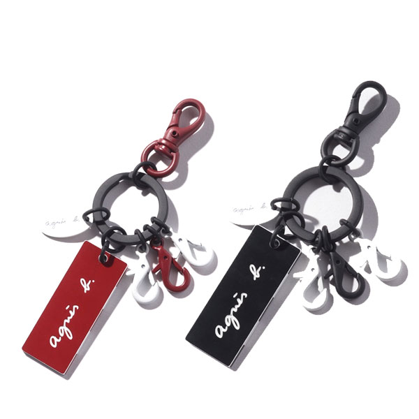 アニエスベー ボヤージュ agnes b.VOYAGE ボーダーキーホルダー