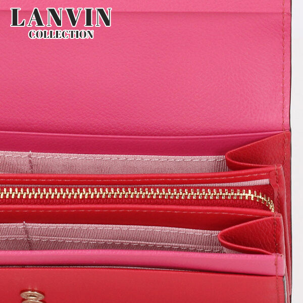 ランバン コレクション LANVIN COLLECTION ヴァルス かぶせ長財布 lancollectionw11