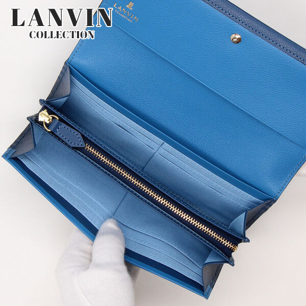 ランバン コレクション LANVIN COLLECTION ヴァルス かぶせ長財布 lancollectionw11
