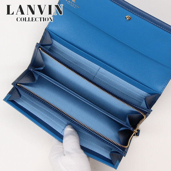 ランバン コレクション LANVIN COLLECTION ヴァルス かぶせ長財布 lancollectionw11