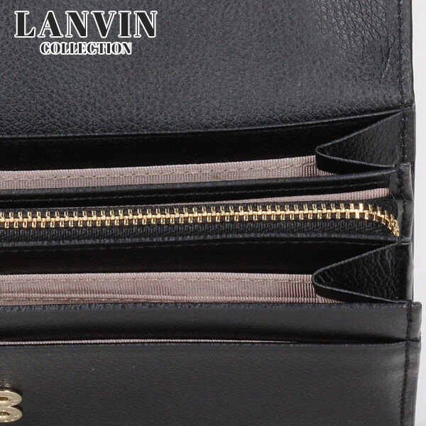 ランバン コレクション LANVIN COLLECTION ヴァルス かぶせ長財布 lancollectionw11