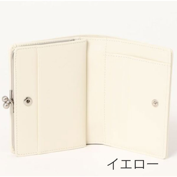 アニエスベー ボヤージュ agnesb.VOYAGE がま口二つ折り財布 バイカラー agnevoyage41