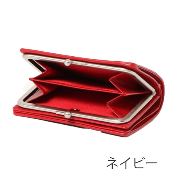 アニエスベー ボヤージュ agnesb.VOYAGE がま口二つ折り財布 バイカラー agnevoyage41