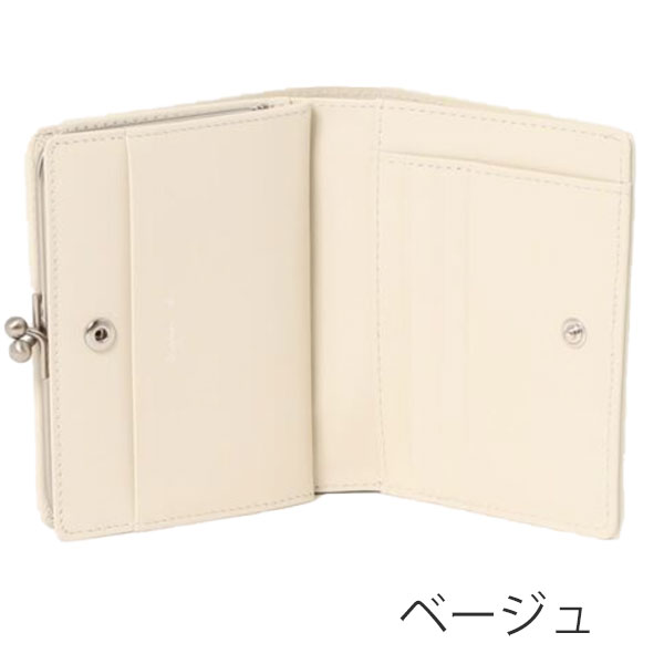 アニエスベー ボヤージュ agnesb.VOYAGE がま口二つ折り財布 バイカラー agnevoyage41